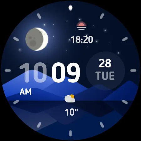 Stargazing Digital Wear OS screenshot 9