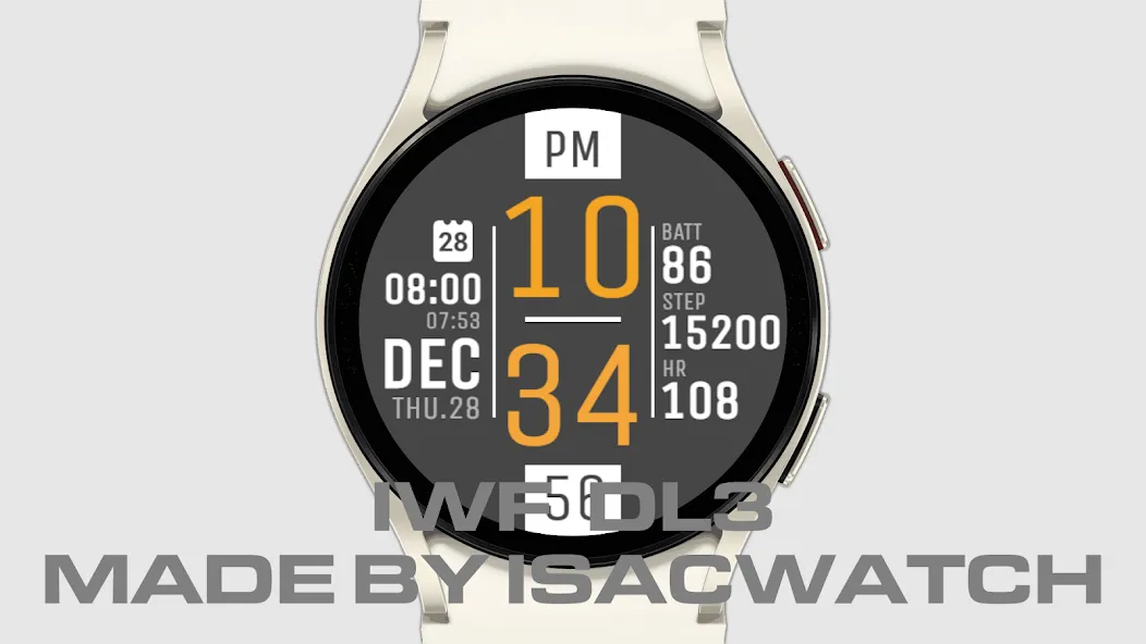 IWF DL3 watchface screenshot 1