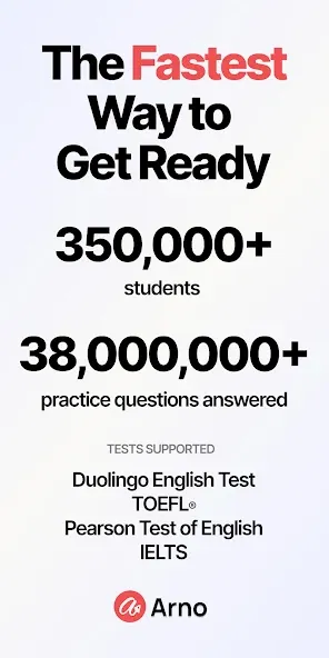 Arno: DET, TOEFL, PTE, IELTS screenshot 1