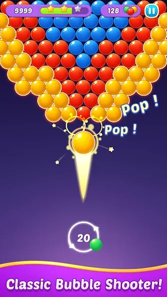 Bubble Shooter Gem Puzzle Pop screenshot 1