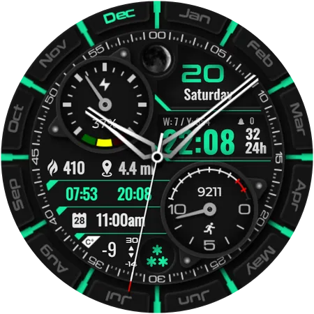it-M002_Quantum Watch Face screenshot 30