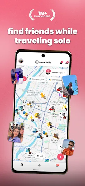 nomadtable: travel friends screenshot 1