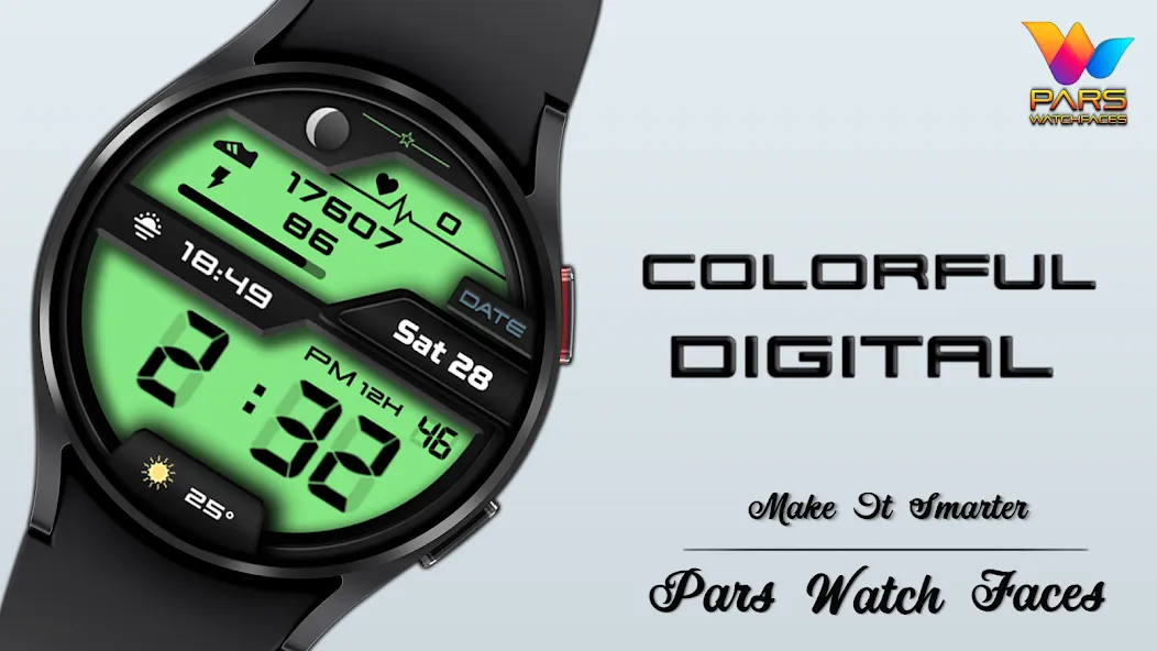 Colorful Digital Watch Face screenshot 7