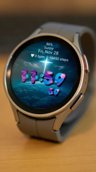 Calm Cross Universe Watch Face screenshot 8