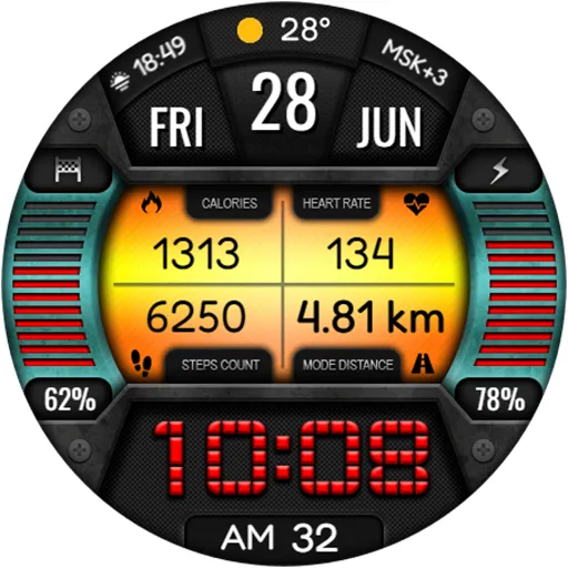 TUNADAS WS04 Watch face screenshot 17