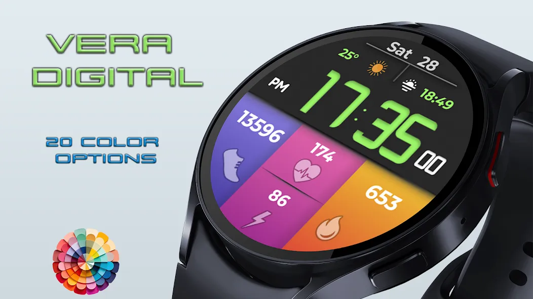 Vera Digital Watch Face screenshot 3