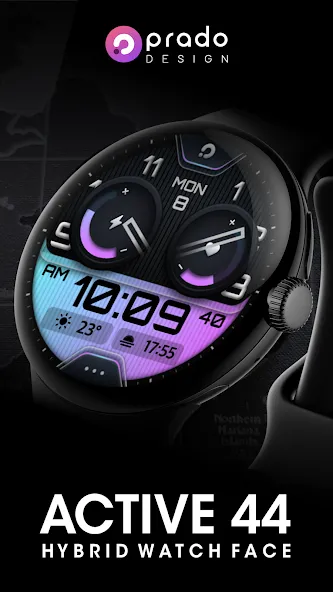 ACTIVE 44 Hybrid Watch Face screenshot 1