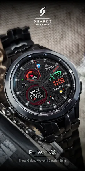 SH087 Watch Face, WearOS watch screenshot 5