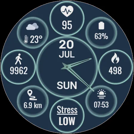Neuro Dial Watch Face screenshot 5