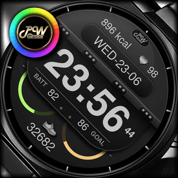 PW36 3D Digital Glow Watch screenshot 2