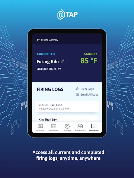 TAP Kiln Control Mobile screenshot 16