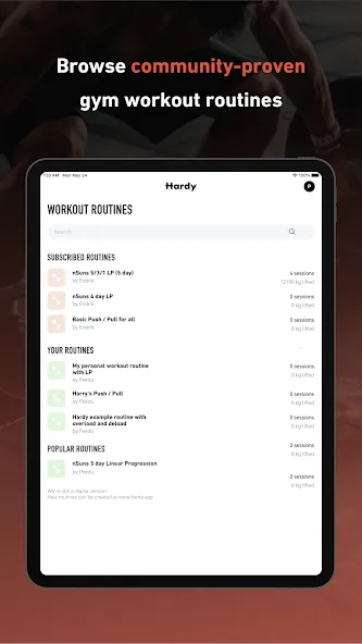 Hardy: smart workout routines screenshot 10