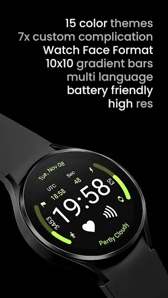 Fit X Watch Face screenshot 2