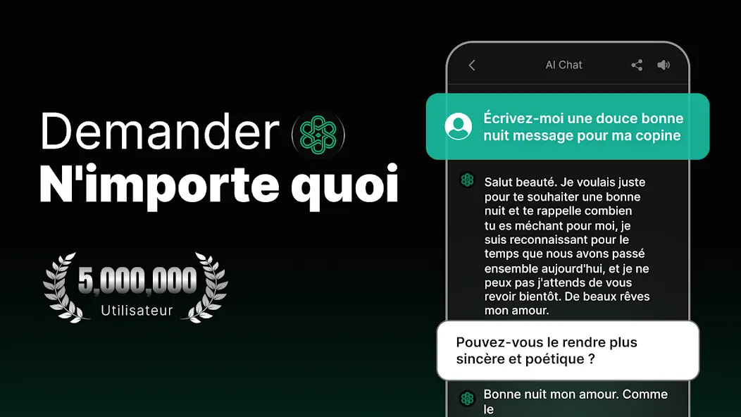 Chat AI: Discutez Avec Bot AI screenshot 2