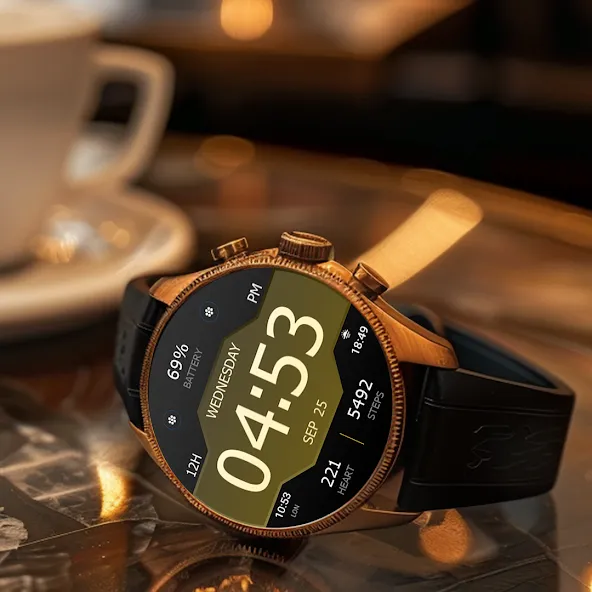 Key WF43 Digital Watch Face screenshot 4