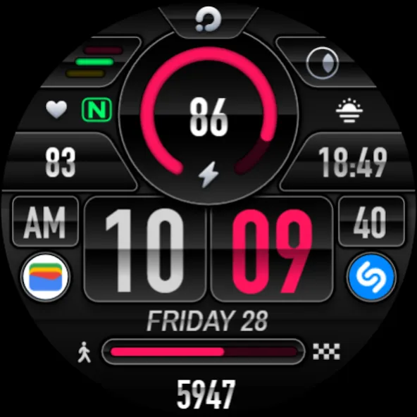 PRADO 11 Digital Watch Face screenshot 11