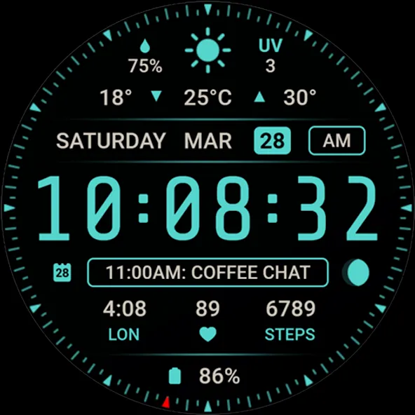 Watch face 10h08.com #146 screenshot 31