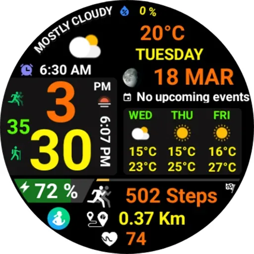 Digital Weather D Sport NTV580 screenshot 26