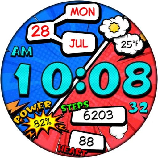 DIGI COMICON CTS43 Watch face screenshot 22