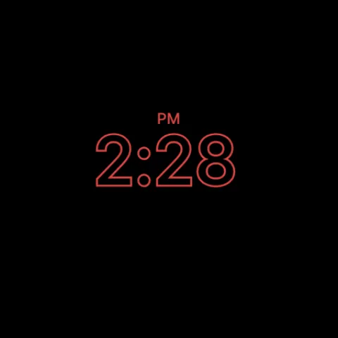 Simple Black Watch Face screenshot 9