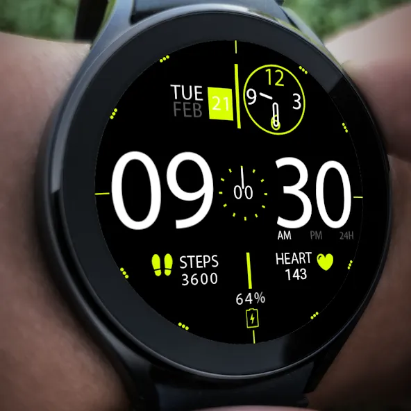 Key026 Hybrid Watch Face screenshot 4