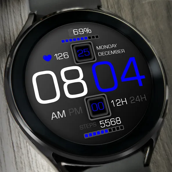 Key111 Digital Sport WatchFace screenshot 3