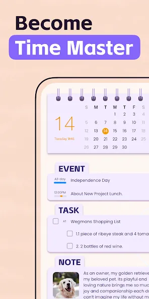 Planner Pro - Daily Calendar screenshot 1