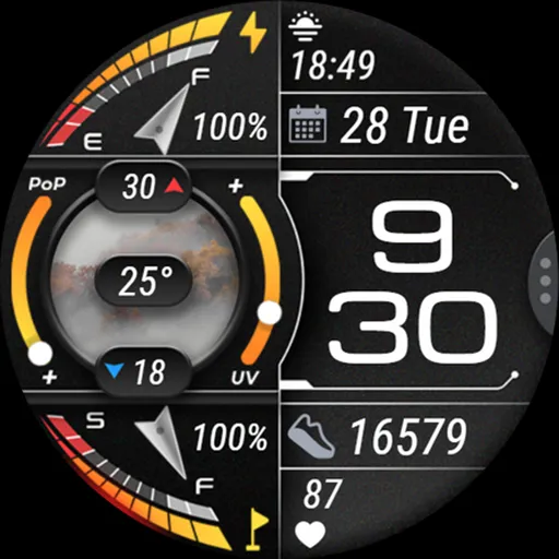 OMG 387 Weather Watch Face screenshot 28