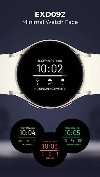 EXD092: Minimal Watch Face screenshot 5
