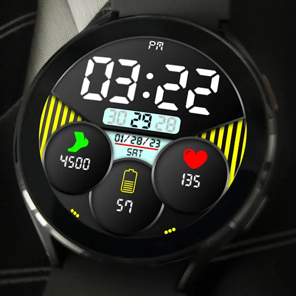 Key018 Digital Watch Face screenshot 5