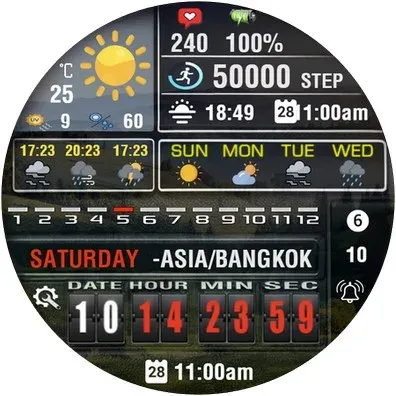 N-SPORT746 Digital Watch Face screenshot 16
