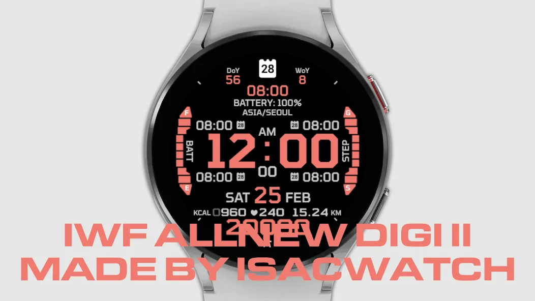 IWF AllNew DIGI II watch face screenshot 1