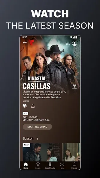 Telemundo: Series y TV en vivo screenshot 7