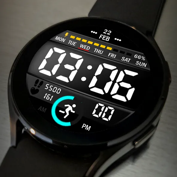 Key024 Digital Watch Face screenshot 4