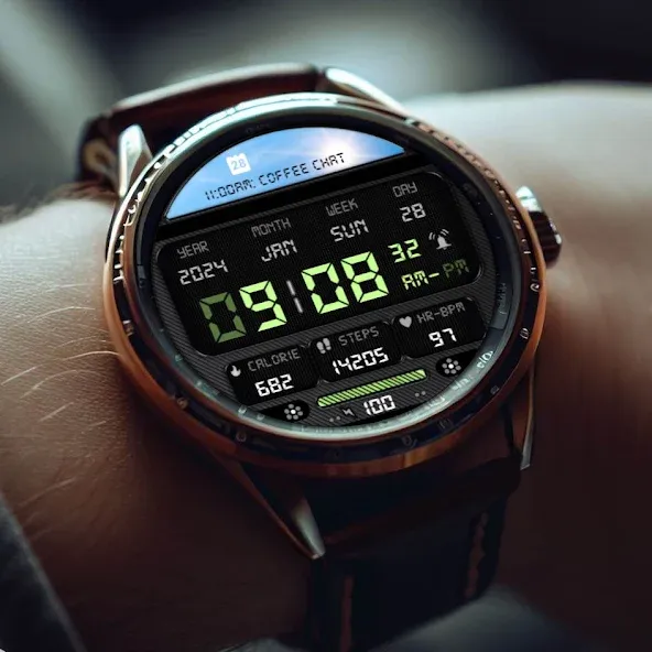 LED Retro Black Informer IN62 screenshot 4