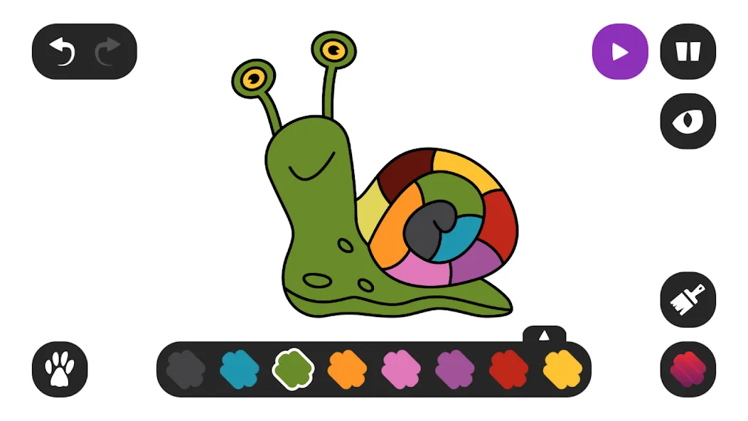 Rudolph: Coloring book screenshot 3