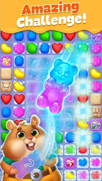 Pet Candy Puzzle-Match 3 games screenshot 2