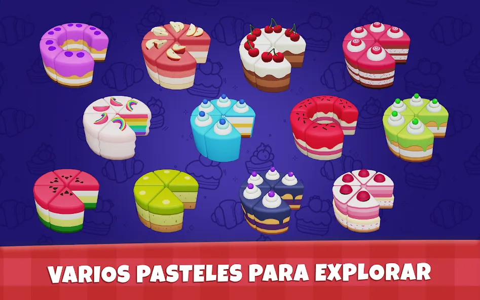 Cake Sort - clasificar tartas screenshot 23