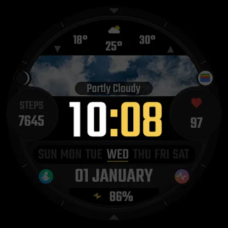 TVV Real Weather Watch Face screenshot 14