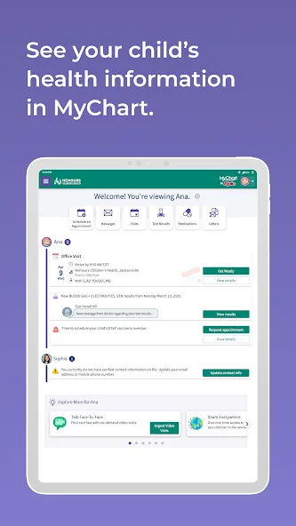 Nemours Children’s MyChart screenshot 7