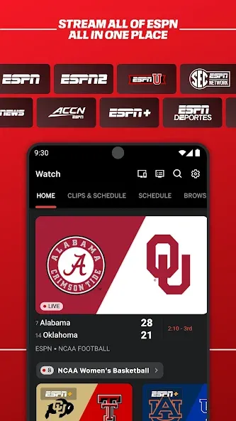 ESPN screenshot 1