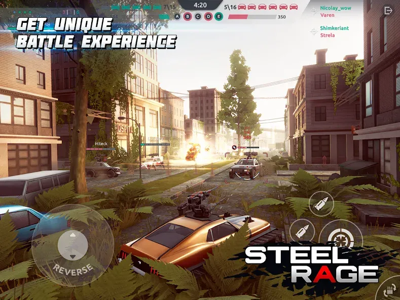 Steel Rage: Mech Cars PvP War screenshot 11