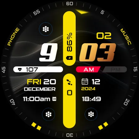 Digiglide - Digital Watch Face screenshot 23