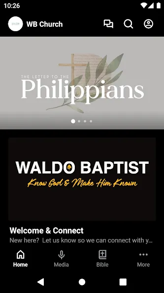 Waldo Baptist Church screenshot 1