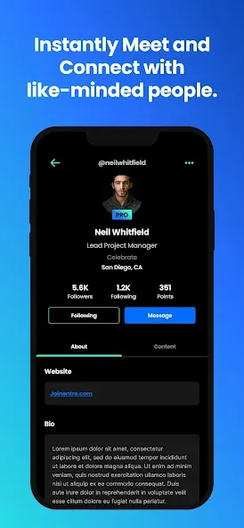 Entre: Professional Network screenshot 5