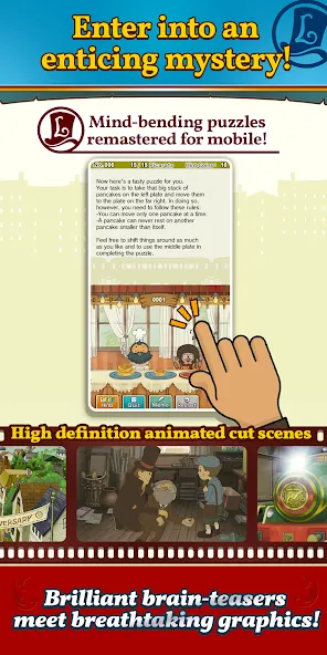 Layton: Diabolical Box in HD screenshot 3