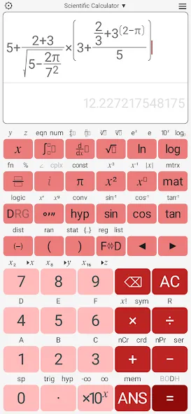 Scientific Calculator Pro screenshot 1