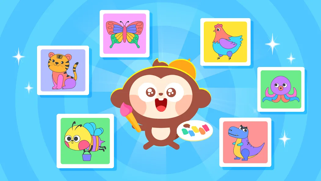 DuDu Color Painting Game screenshot 1