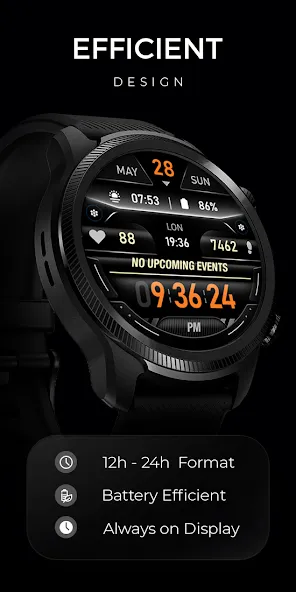Digital Watch Face - RE03 screenshot 2