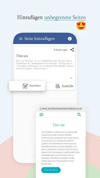 Sofortige Website-Builder-App screenshot 11